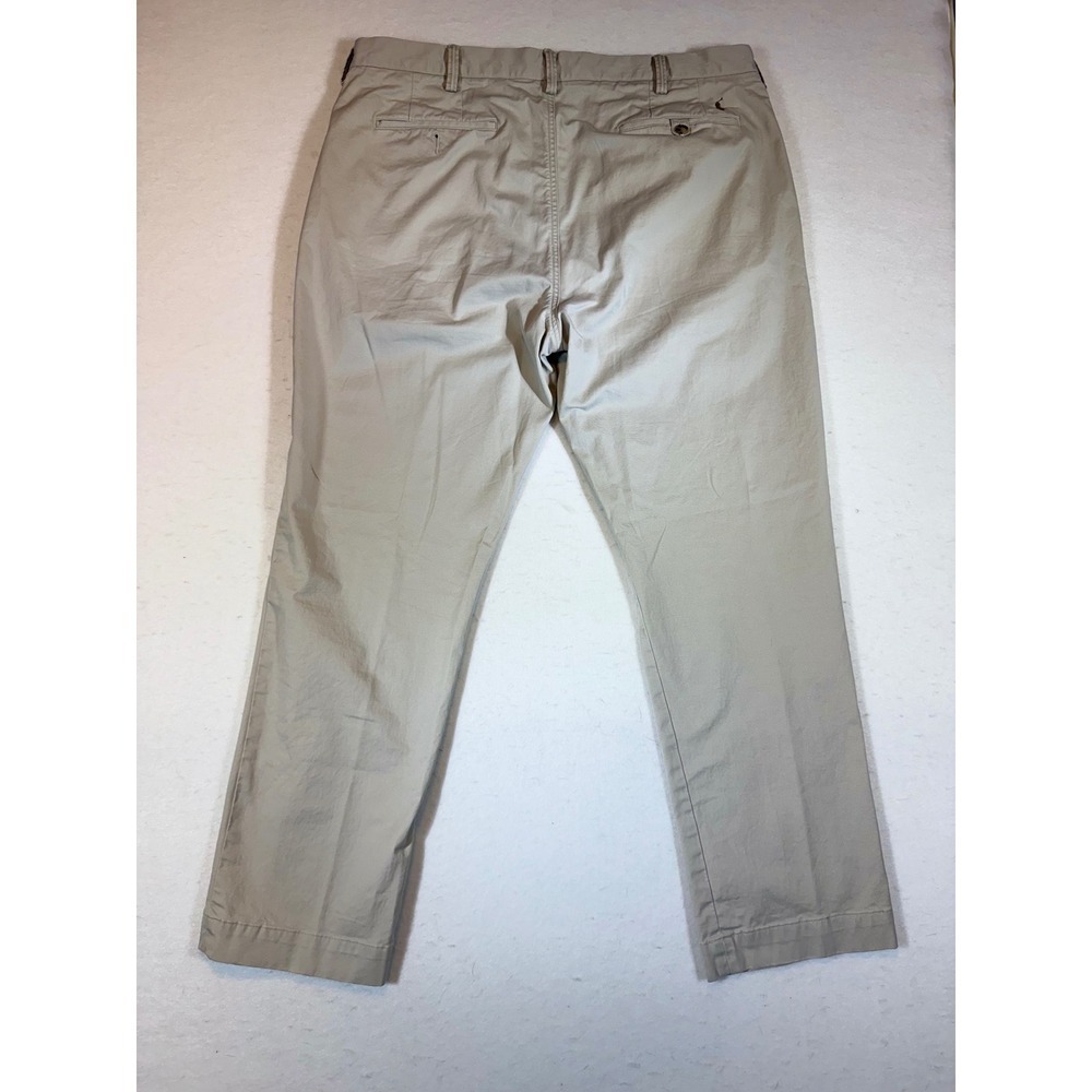 Polo Ralph Lauren The Polo Chino Stretch Straight Fit Mens 38x30 Khaki Pants - Picture 2 of 4